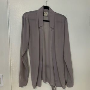 Orttu sheer star neck cardigan